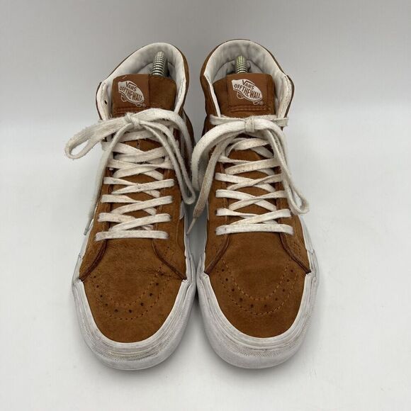 Vans Off The Wall Scotchgard Brown Suede 3M Sneaker Shoes High Top Men’s Size 7 - Picture 3 of 11
